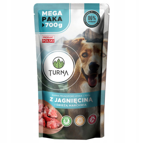 TURNA s jehněčím – vlhké krmivo pro psa – 700g - Fotogalerie 1