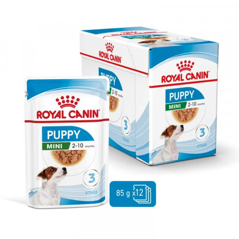 ROYAL CANIN Mini Puppy - vlhké krmivo pro psy - 12x85g - Fotogalerie 1