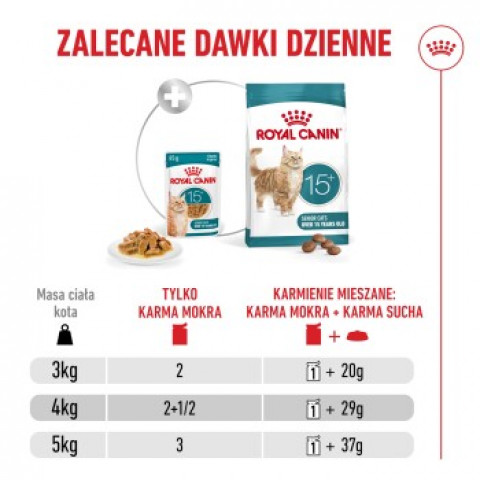 ROYAL CANIN Ageing 15+ Chunks in gravy - mokré krmivo pro kočky - 12x85g - Fotogalerie 3