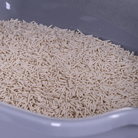 DIAMENTIQ BAYA white/light grey - kočičí toaleta - 55,5 x 40 x 38,7 cm - Fotogalerie 6