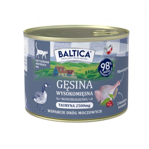 BALTICA Flavors of the Regions Goose Mono - mokré krmivo pro kočky - 185g - Fotogalerie 1