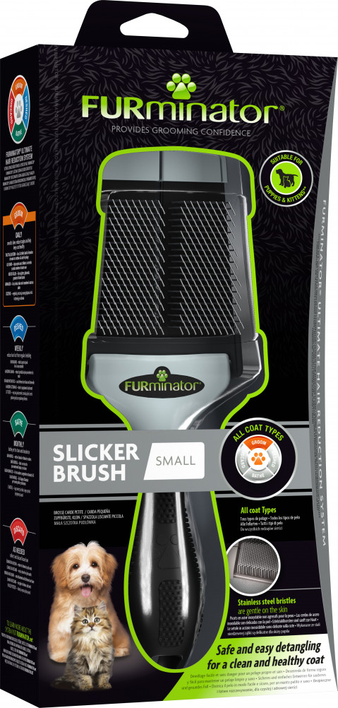 FURminator - kartáč typu slicker pro psy a kočky - S - Fotogalerie 3