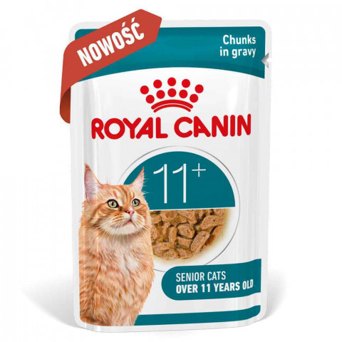 ROYAL CANIN Ageing 11+ Chunks in gravy - mokré krmivo pro kočky - 12x85g - Fotogalerie 2