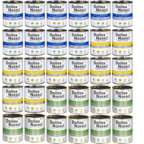 DOLINA NOTECI Premium MIX 3 příchutí – mokré krmivo pro psy – 30×800g - Fotogalerie 1