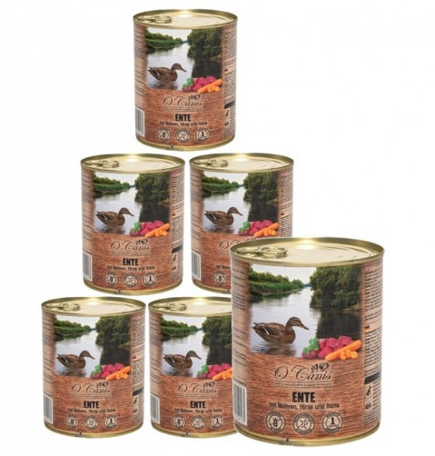 O'CANIS Kachna, proso, mrkev - mokré krmivo pro psy - 6x800g - Fotogalerie 1