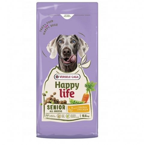 VERSELE-LAGA Happy life Senior Chicken - suché krmivo pro psy - 12,5kg - Fotogalerie 1
