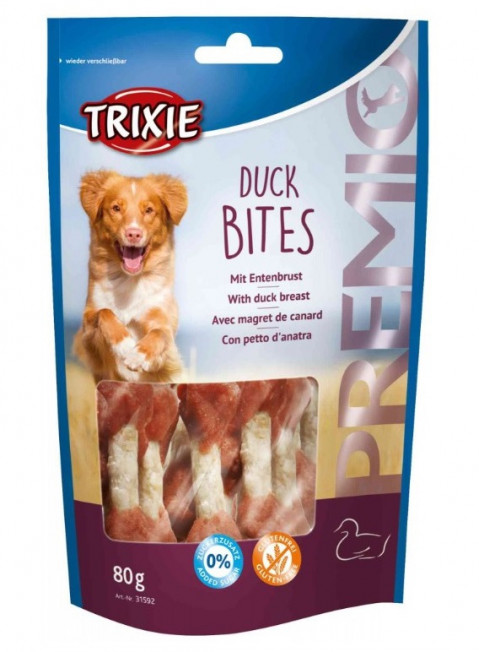 TRIXIE Snacki Premio Duck Bites - pochoutka pro psy - 80g - Fotogalerie 1