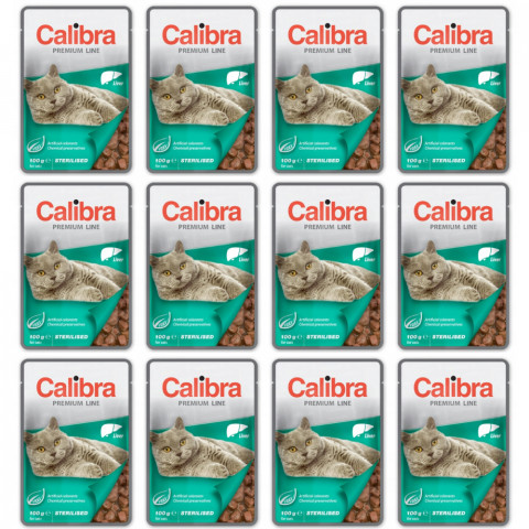 CALIBRA Cat Premium Sterilised Liver - mokré krmivo pro kočky - 12x100g - Fotogalerie 1