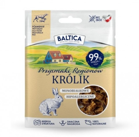 BALTICA Przysmaki regionów Monoprotein Rabbit - pamlsek pro psa - 30g - Fotogalerie 1