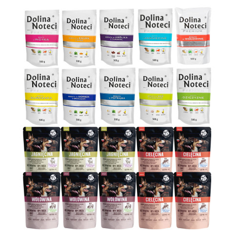 PET REPUBLIC DOLINA NOTECI Premium MIX chutí - mokré krmivo pro psy - 20x500 g - Fotogalerie 1