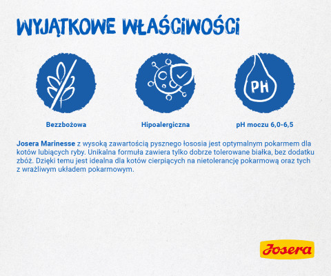 Josera Marinese suché krmivo pro kočky Dospělý Brambor, Losos 2 kg - Fotogalerie 4