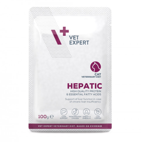VET EXPERT Hepatic Chicken - mokré krmivo pro kočky - 100g - Fotogalerie 1