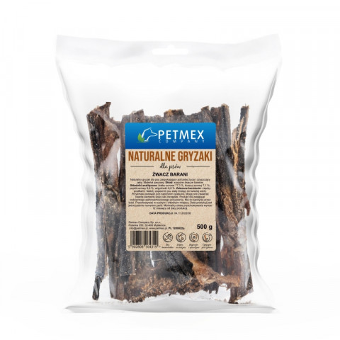 PETMEX jehněčí dršťky – pamlsek pro psy – 500g - Fotogalerie 1