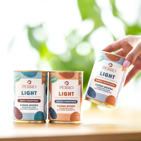 PERRO Light Monoprotein Turkey with vegetables - vlhké krmivo pro psy - 400g - Fotogalerie 3