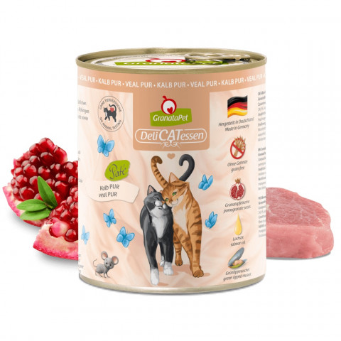 GRANATAPET DeliCATessen Pur Veal - mokré krmivo pro kočky - 800g - Fotogalerie 3