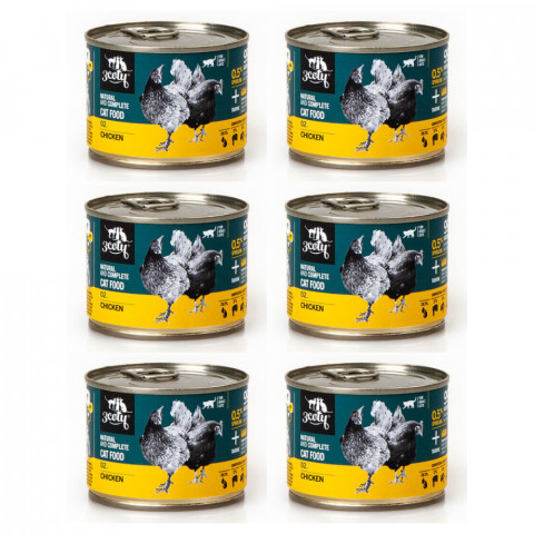 3COTY 02. Chicken - mokré krmivo pro kočky - 6x180g - Fotogalerie 1