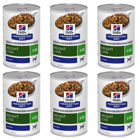 HILL'S Prescription Diet Weight Loss Canine r/d - vlhké krmivo pro psy s nadváhou - 6x350g - Fotogalerie 1