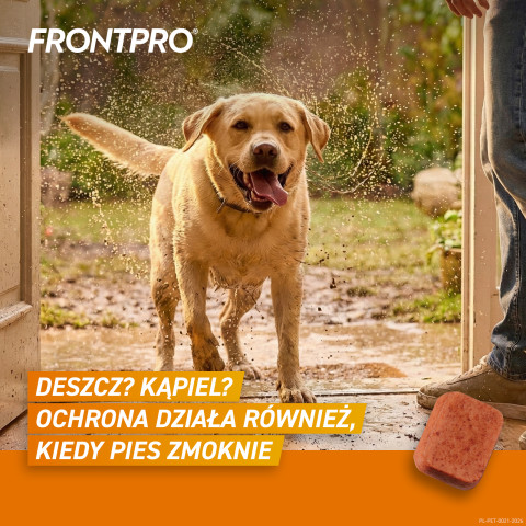 FRONTPRO Tablety proti blechám a klíšťatům pro psa (>25-50 kg) - 3x 136mg - Fotogalerie 3