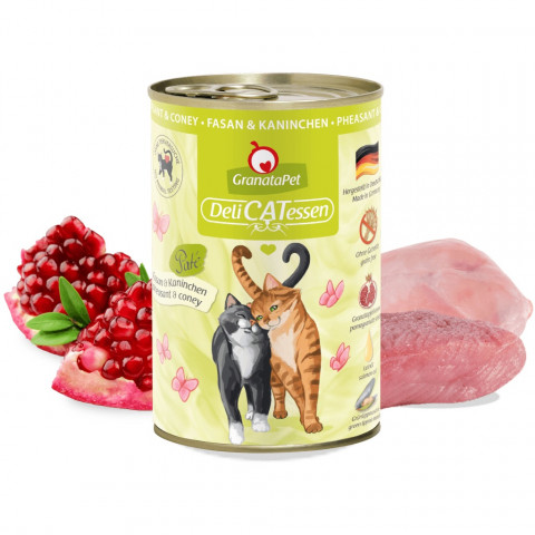 GRANATAPET DeliCATessen Pheasant and coney - mokré krmivo pro kočky - 400g - Fotogalerie 2