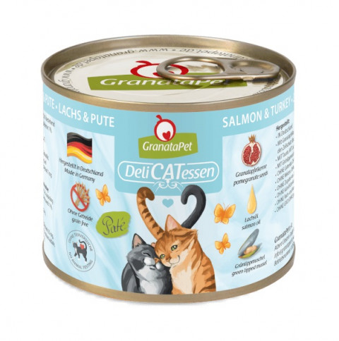 GRANATAPET DeliCATessen Salmon and turkey - mokré krmivo pro kočky - 200g - Fotogalerie 1