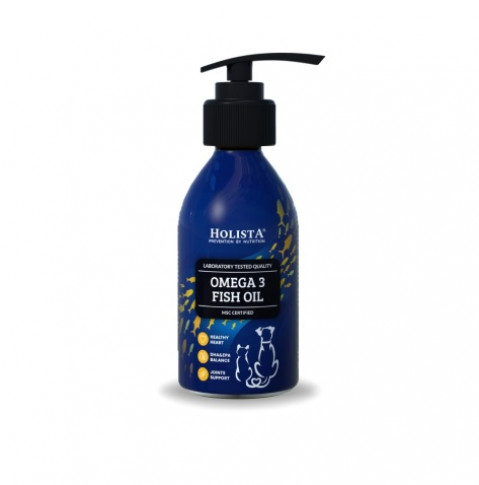 HOLISTA Omega 3 fish oil - doplňky stravy pro psy a kočky - 100ml - Fotogalerie 1