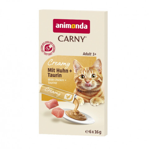 ANIMONDA Carny Chicken with taurine Box - pamlsek pro kočky - 6 x 15g - Fotogalerie 1