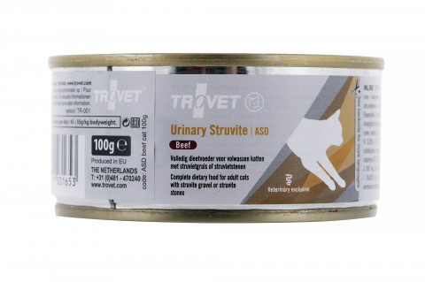 Trovet ASD Urinary Struvite s hovězím masem - vlhké krmivo pro kočky - 100 g - Fotogalerie 2