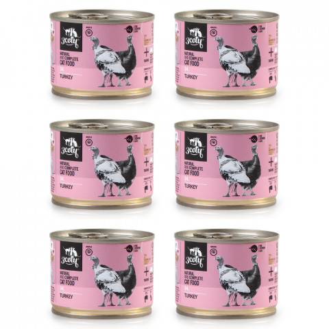 3COTY 34. Turkey Senior - mokré krmivo pro kočky - 6x180g - Fotogalerie 1