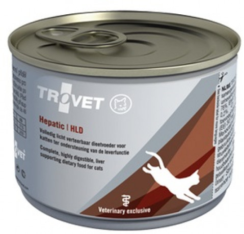 TROVET Hepatic HLD s kuřecím masem – mokré krmivo pro kočky – 12×200 g - Fotogalerie 2