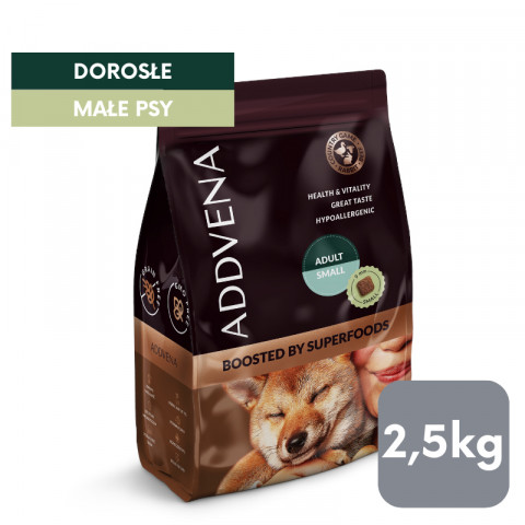 ADDVENA Boosted by superfoods Adult Small Beef - suché krmivo pro psy - 2,5kg - Fotogalerie 5