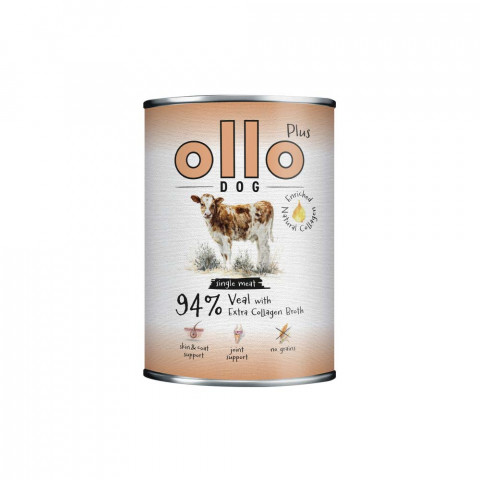 OLLO Plus Collagen Mono Veal - vlhké krmivo pro psy - 800g - Fotogalerie 1
