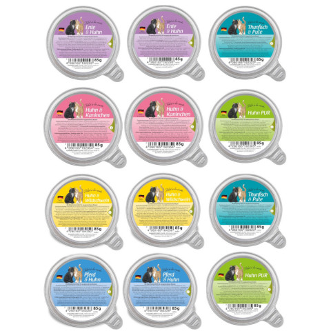 GRANATAPET Filet á la carte MIX PŘÍCHUTÍ - mokré krmivo pro kočky - 12x85g - Fotogalerie 1