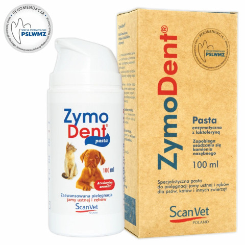 SCANVET Zymodent – enzymatická zubní pasta pro psy a kočky – 100 ml - Fotogalerie 1