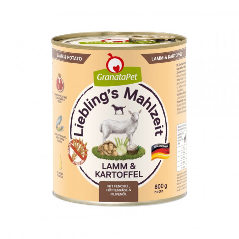 GRANATAPET Liebling's Mahlzeit MIX PŘÍCHUTÍ - mokré krmivo pro psy - 24x800g - Fotogalerie 5