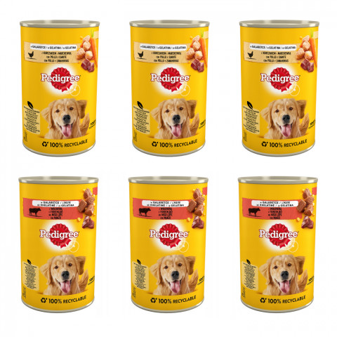 Pedigree 5900951015830 konzervované krmivo pro psy Hovězí Dospělý jedinec 400 g - Fotogalerie 1