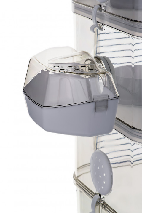 ZOLUX Rody3 Trio White - klec pro hlodavce - 1 kus - Fotogalerie 7
