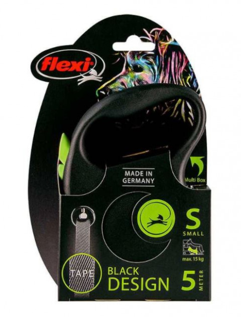 FLEXI Black Design S - samonavíjecí vodítko - 5 m - Fotogalerie 2