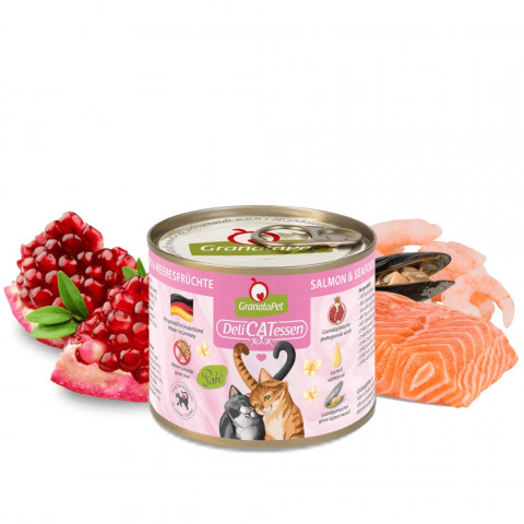 GRANATAPET DeliCATessen salmon and seafood - mokré krmivo pro kočky - 200g - Fotogalerie 2
