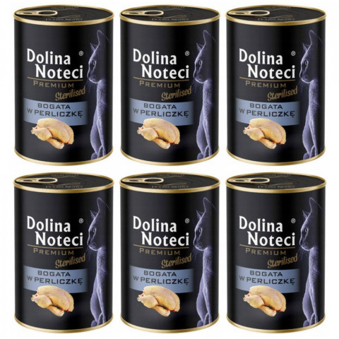DOLINA NOTECI Premium Sterilised Bohatá na perličku – mokré krmivo pro kočky – 6×400 g - Fotogalerie 1