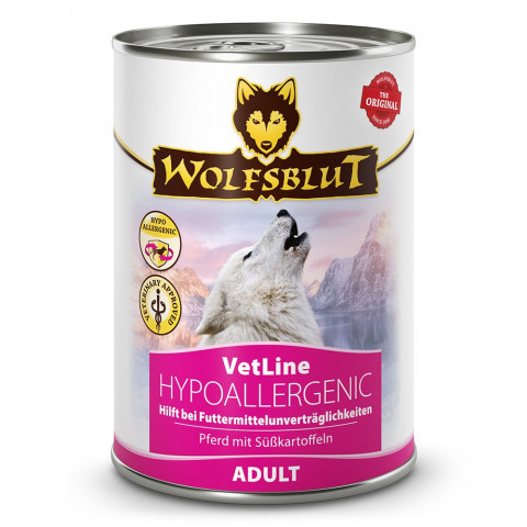 WOLFSBLUT VetLine Hypoallergenic Horse - vlhké krmivo pro psy - 6x395g - Fotogalerie 2