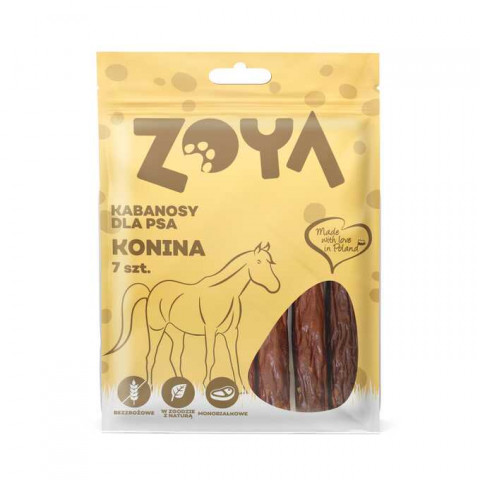 ZOYA Horse meat sausages - pamlsek pro psa - 7 ks - Fotogalerie 1