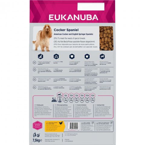 EUKANUBA Breed Specific Cocker Spaniel Adult - suché krmivo pro psy - 7,5kg - Fotogalerie 2
