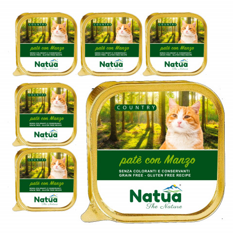 NATUA Country Hovězí – mokré krmivo pro kočky – 6x100g - Fotogalerie 1