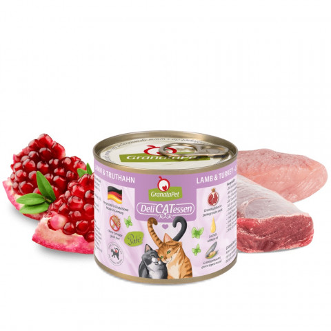 GRANATAPET DeliCATessen Lamb and turkey - mokré krmivo pro kočky - 200g - Fotogalerie 2