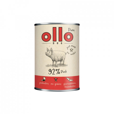OLLO Pure Pork - vlhké krmivo pro psy - 850g - Fotogalerie 1