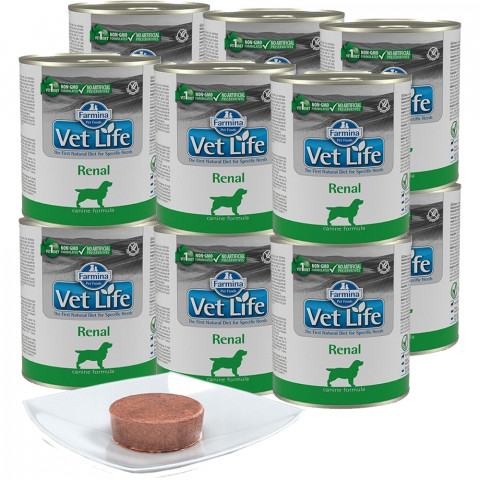FARMINA Vet Life Canine Renal – mokré krmivo pro psy – 12x300g - Fotogalerie 1