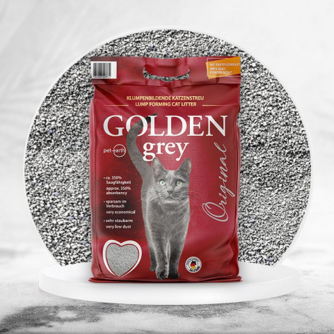GOLDEN Grey Original - bentonitové stelivo - 7kg - Fotogalerie 2