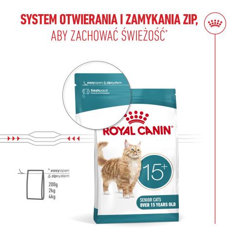 ROYAL CANIN Ageing 15+ - suché krmivo pro kočky - 2kg - Fotogalerie 10