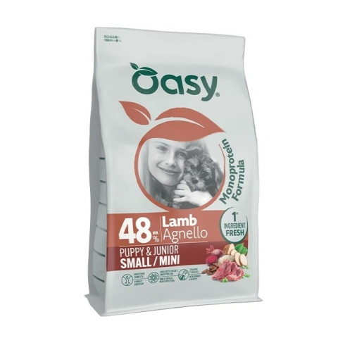 OASY One Animal Protein Puppy & Junior Small/Mini Mono Lamb - suché krmivo pro psy - 800g - Fotogalerie 1