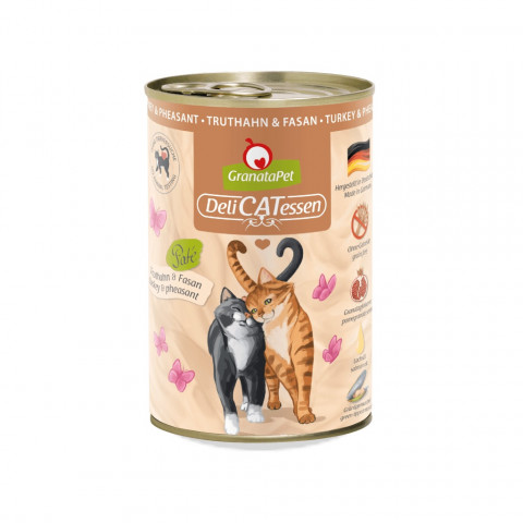 GRANATAPET DeliCATessen Turkey and pheasant - mokré krmivo pro kočky - 400g - Fotogalerie 1